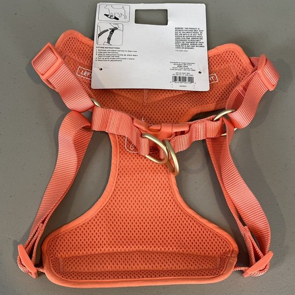 Boots & Barkley Peach Floral Dog Harness Size Large Up to 90 lbs New - Picture 4 of 11